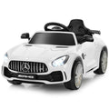 12V Licensed Mercedes Benz Kids Ride-On Car with Remote Control-White