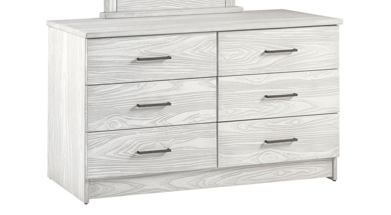 6-Drawer Dresser Ice Grey