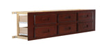 Donco 6 Drawer Underbed Storage #Merlot