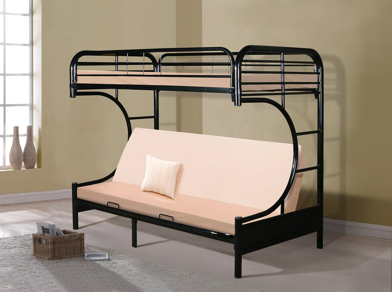 C-shaped Futon Bunk Bed