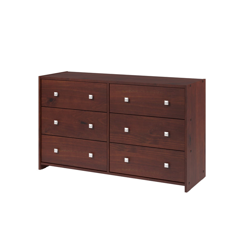 Double Twin Loft 6 Drawer Dresser