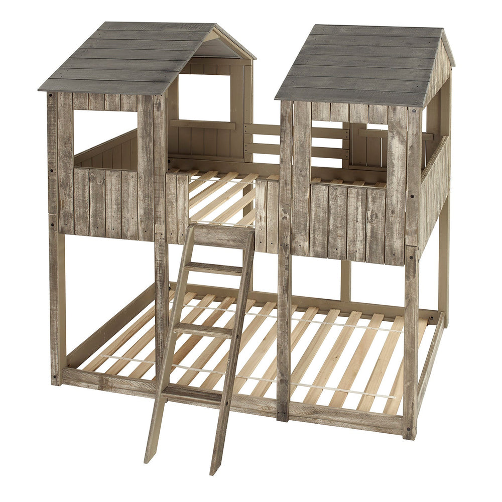 T/T Tower Bunkbed Rustic Dirty White