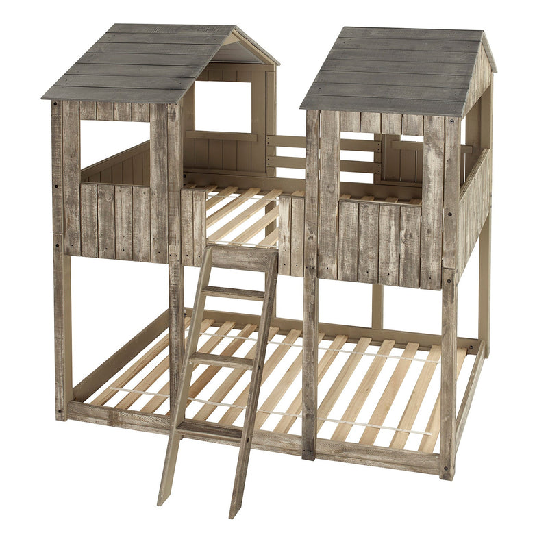 T/T Tower Bunkbed Rustic Dirty White
