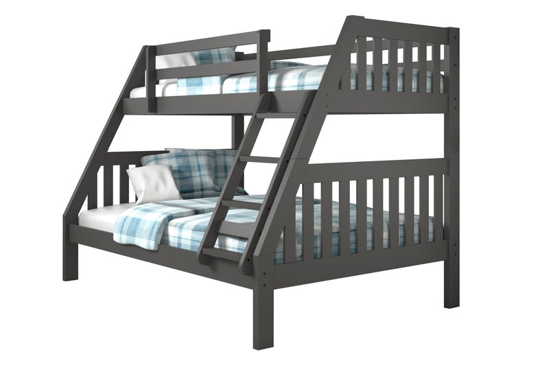 Twin/Full Mission Bunkbed Dark Grey