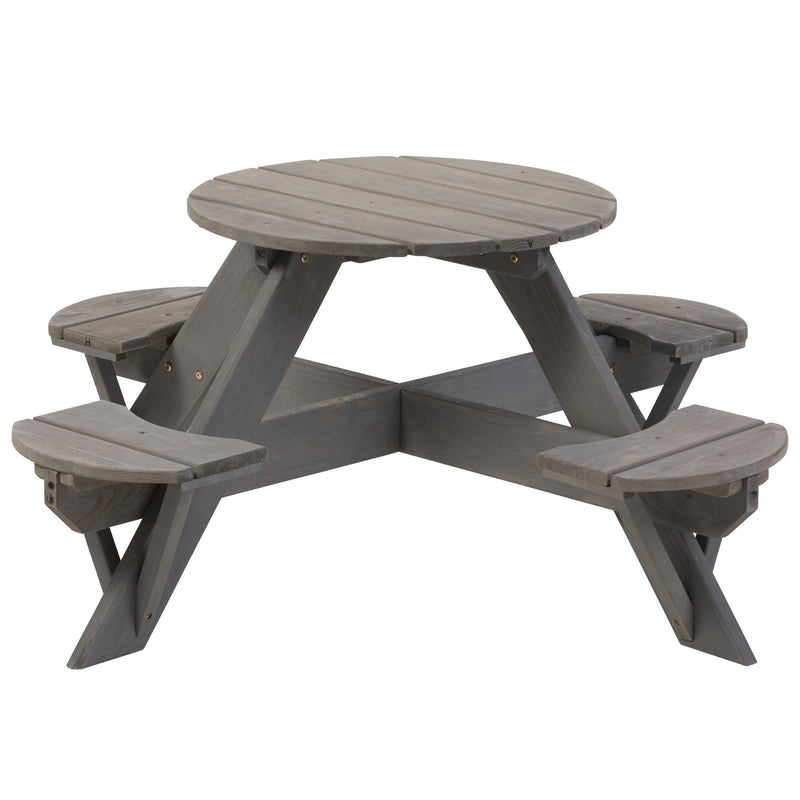 Kids Circular Cedar Picnic Table