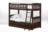 Night & Day Cinnamon Twin/Twin Bunk Bed #color_chocolate