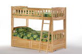 Night & Day Cinnamon Twin/Twin Bunk Bed #color_natural