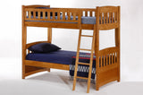 Night & Day Cinnamon Twin/Twin Bunk Bed #color_oak