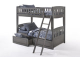 Night & Day Cinnamon Twin/Twin Bunk Bed #color_stonewash