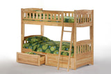 Night & Day Cinnamon Twin/Twin Bunk Bed #color_natural