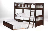 Night & Day Cinnamon Twin/Twin Bunk Bed #color_chocolate