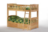 Night & Day Cinnamon Twin/Twin Bunk Bed #color_natural