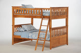 Night & Day Ginger Full/Full Bunk Bed #color_medium-oak