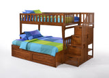 Peppermint Bunk Bed – Stylish and sturdy twin/twin or twin/full bunk bed, perfect for kids' rooms with a space-saving design – MonkeyBunks.com.