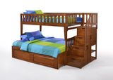 Peppermint Bunk Bed – Stylish and sturdy twin/twin or twin/full bunk bed, perfect for kids' rooms with a space-saving design – MonkeyBunks.com.