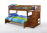 Peppermint Bunk Bed – Stylish and sturdy twin/twin or twin/full bunk bed, perfect for kids' rooms with a space-saving design – MonkeyBunks.com.