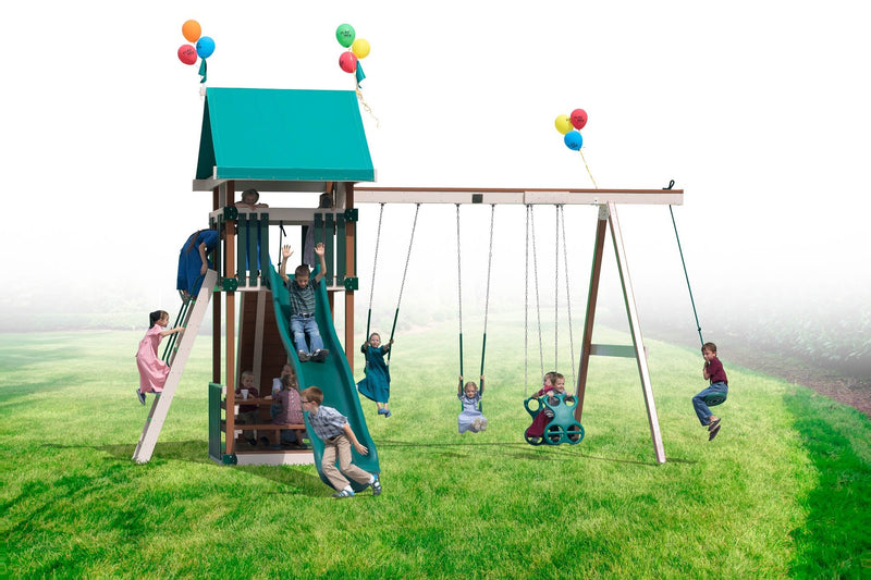 Smiling Fort Swing Set