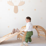 BUNDLE - Adjustable Pikler Triangle, Rocker &  Reversible Ramp