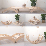 BUNDLE - Transformable Pikler Triangle, Rocker & Reversible Ramp