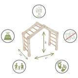 Transformable Pikler Triangle - Little Gym