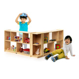 Acrylic Back Storage Cabinet 30H