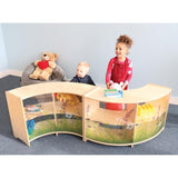 Nature View Curve Out Cabinet 24H