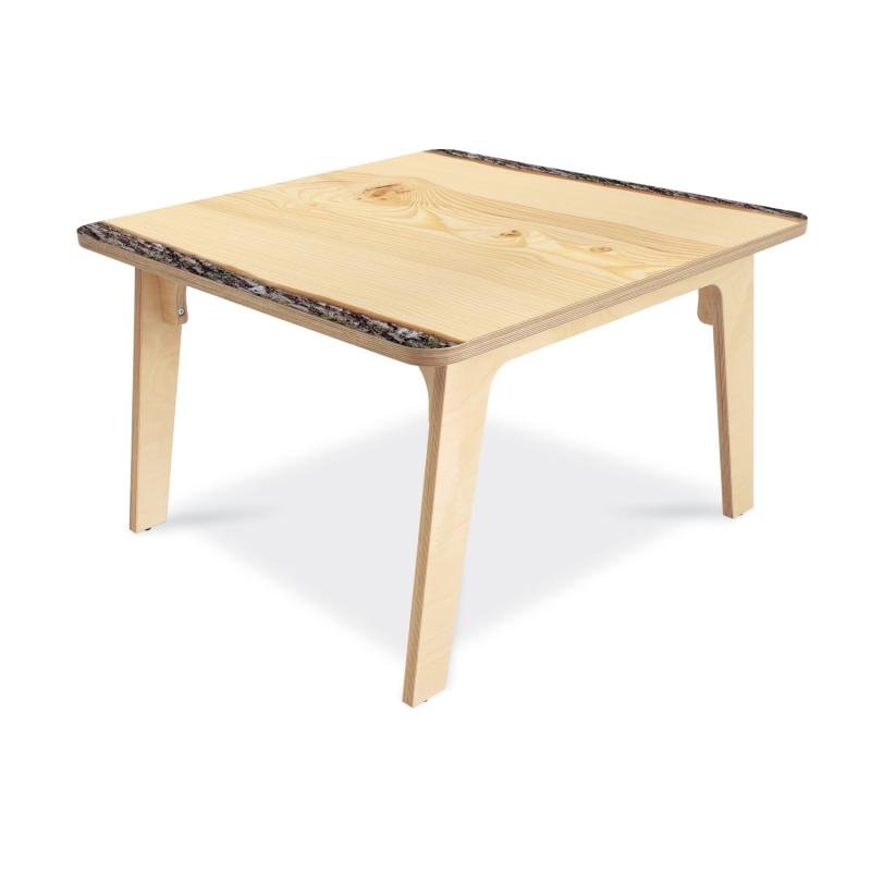 Nature View Live Edge Square Table
