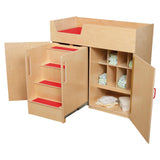 Deluxe Changing Table with Safety Steps